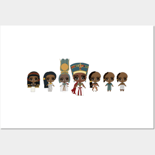 Nefertiti and her Six Daughters Posters and Art